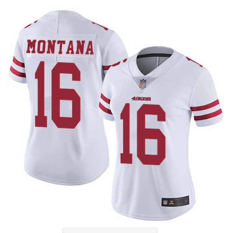 Women Nike 49ers 16 Joe Montana White Vapor Untouchable Limited Jersey,We sell and wholesale Women Nike 49ers 16 Joe Montana White Vapor Untouchable Limited Jersey on line form chian!